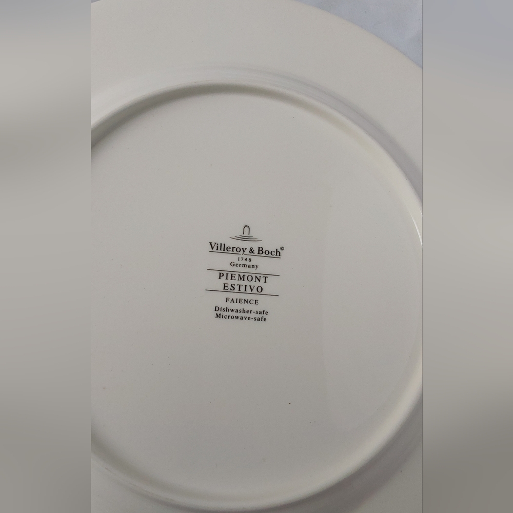 Villeroy & Boch Piemont Estivo Yellow Floral Dinner Plate - Picture 2 of 3